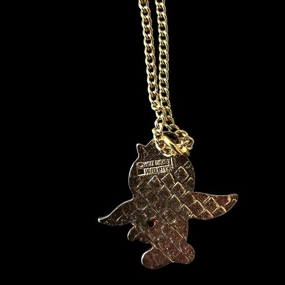 Vintage Disney Florida Orange Bird Pendant Necklace - Picture 3 of 4